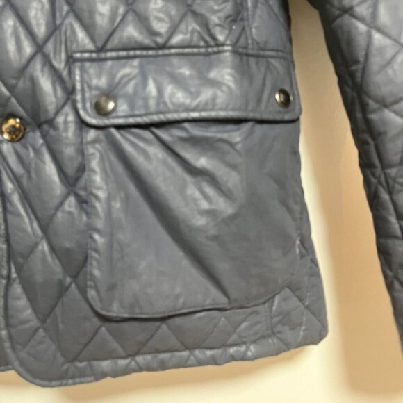 Ted Baker London Quilted Jacket Navy Blue Size 4 (Large) - Classic Casual - Picture 11 of 13